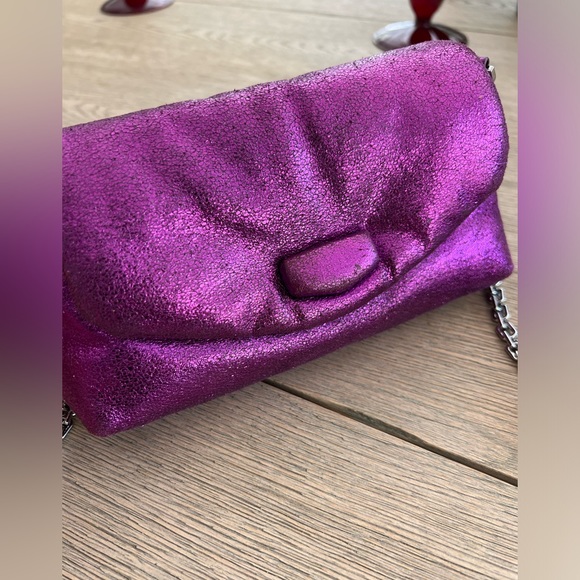 ZARA Shoulder Metallic Bag - Picture 8 of 10